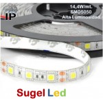 Tira LED 5 mts Flexible 72W 300 Led SMD 5050 IP54 Blanco Frío Alta Luminosidad